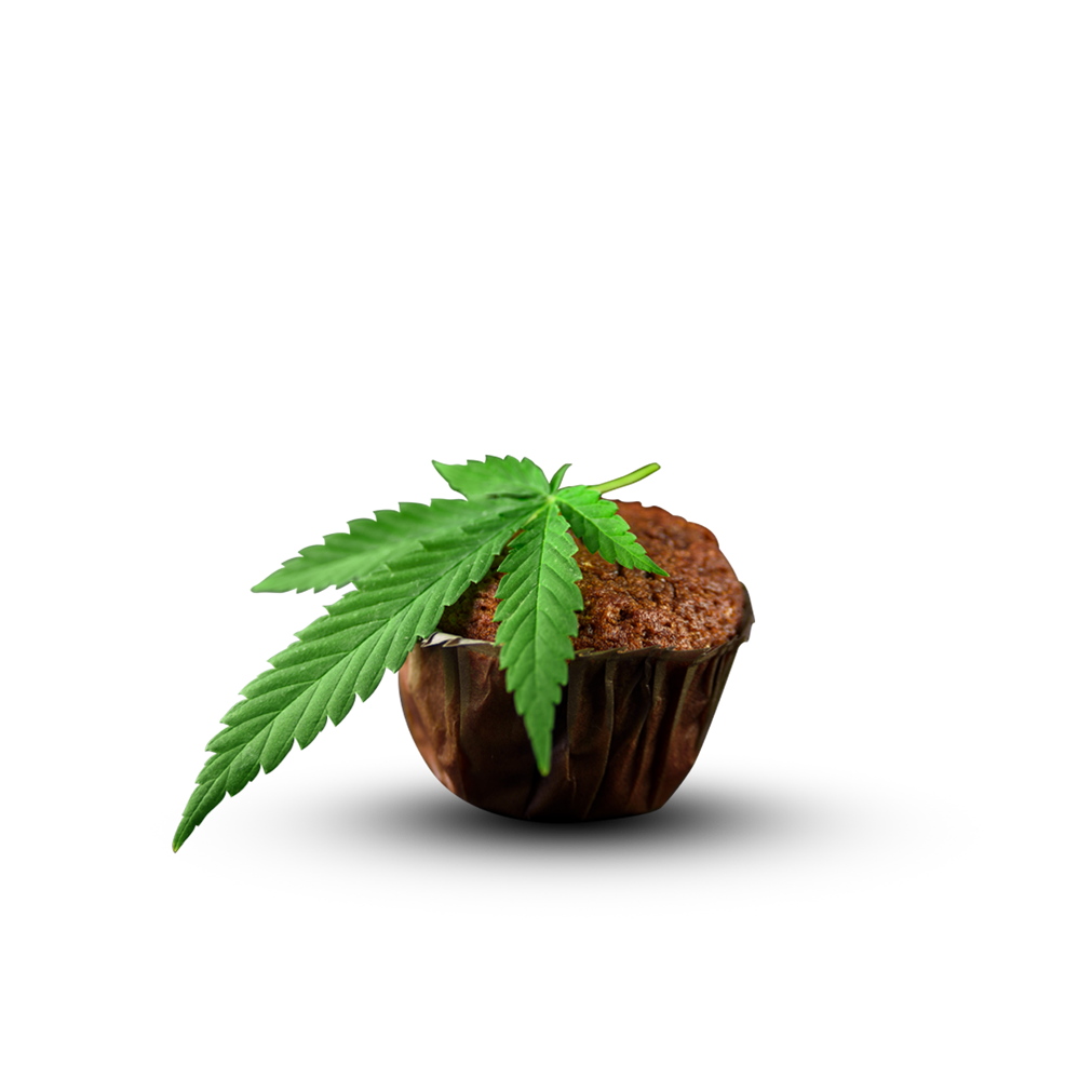 weed cupcake